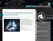 Tablet Screenshot of clientportal.appalachianparanormalcenter.com